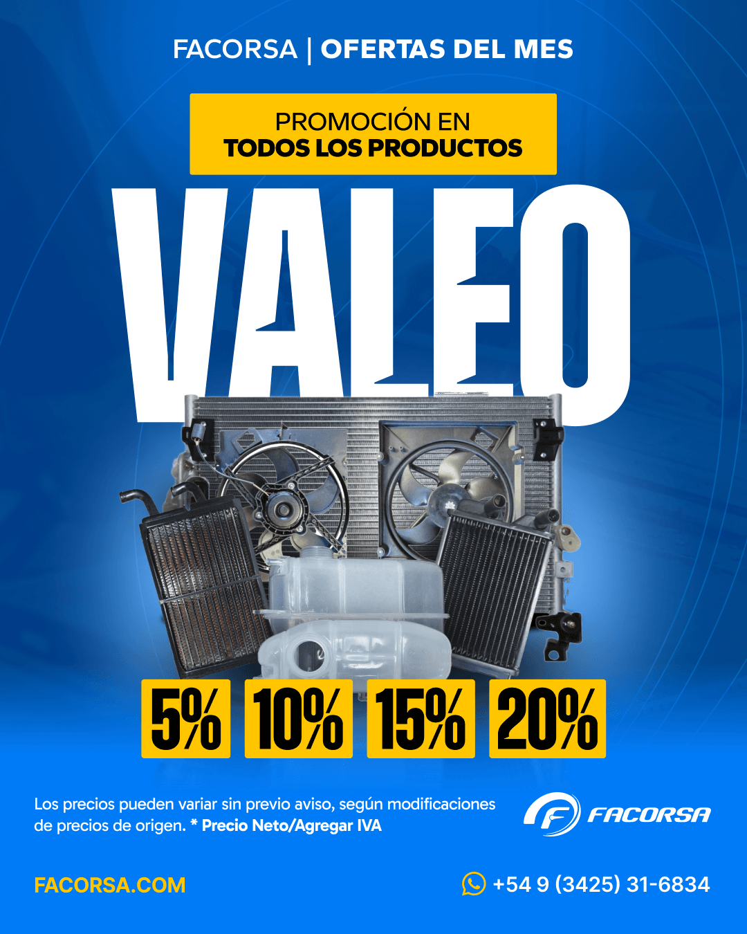 Productos Valeo - FACORSA