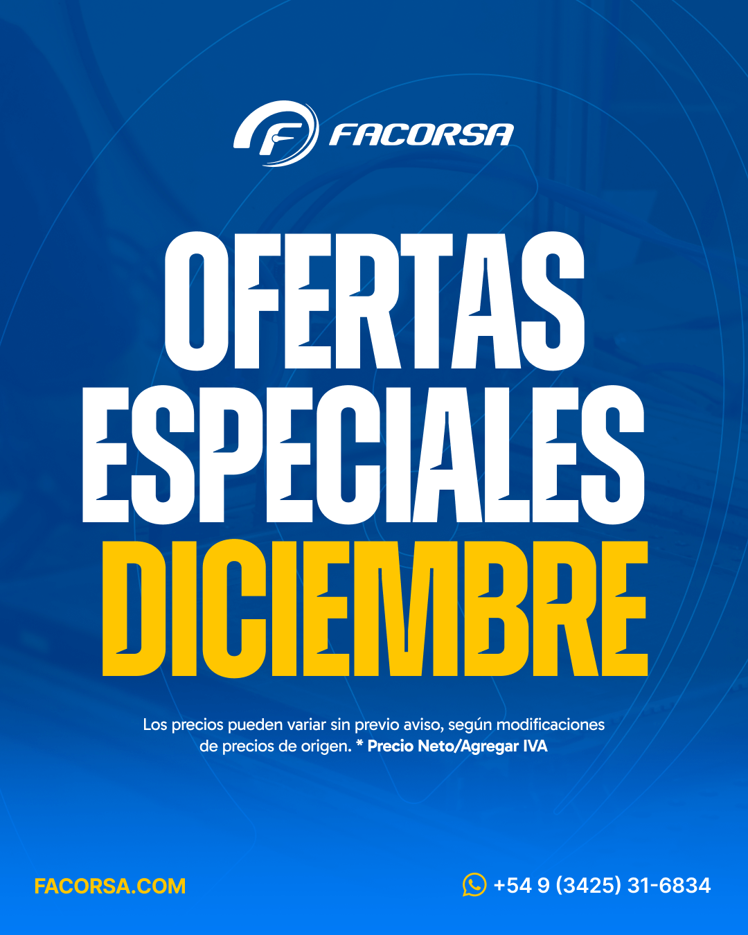 Ofertas Especiales Diciembre - FACORSA